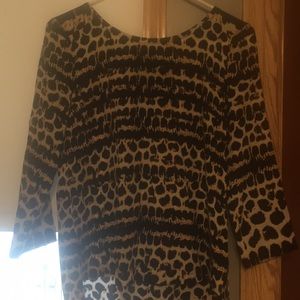 Anthropologie leopard print top by Maeve